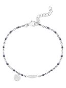 MAM armband SILVER feather [ID-461]