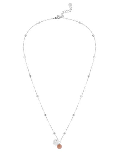 MAM ketting ZILVER maansteen [ID-493]