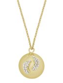 Eva baby feet gold | Bola zwangerschapsketting [ID-618]