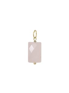 Nola | Charm [roze quartz facet] [ID-630]