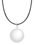 Sofie black round | Bola zwangerschapsketting [ID-663]