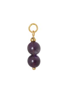 Nola | Charm [amethyst beads] [ID-788]